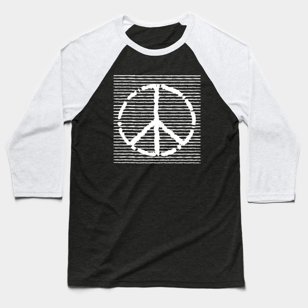 Spread Peace Baseball T-Shirt by 99sunvibes